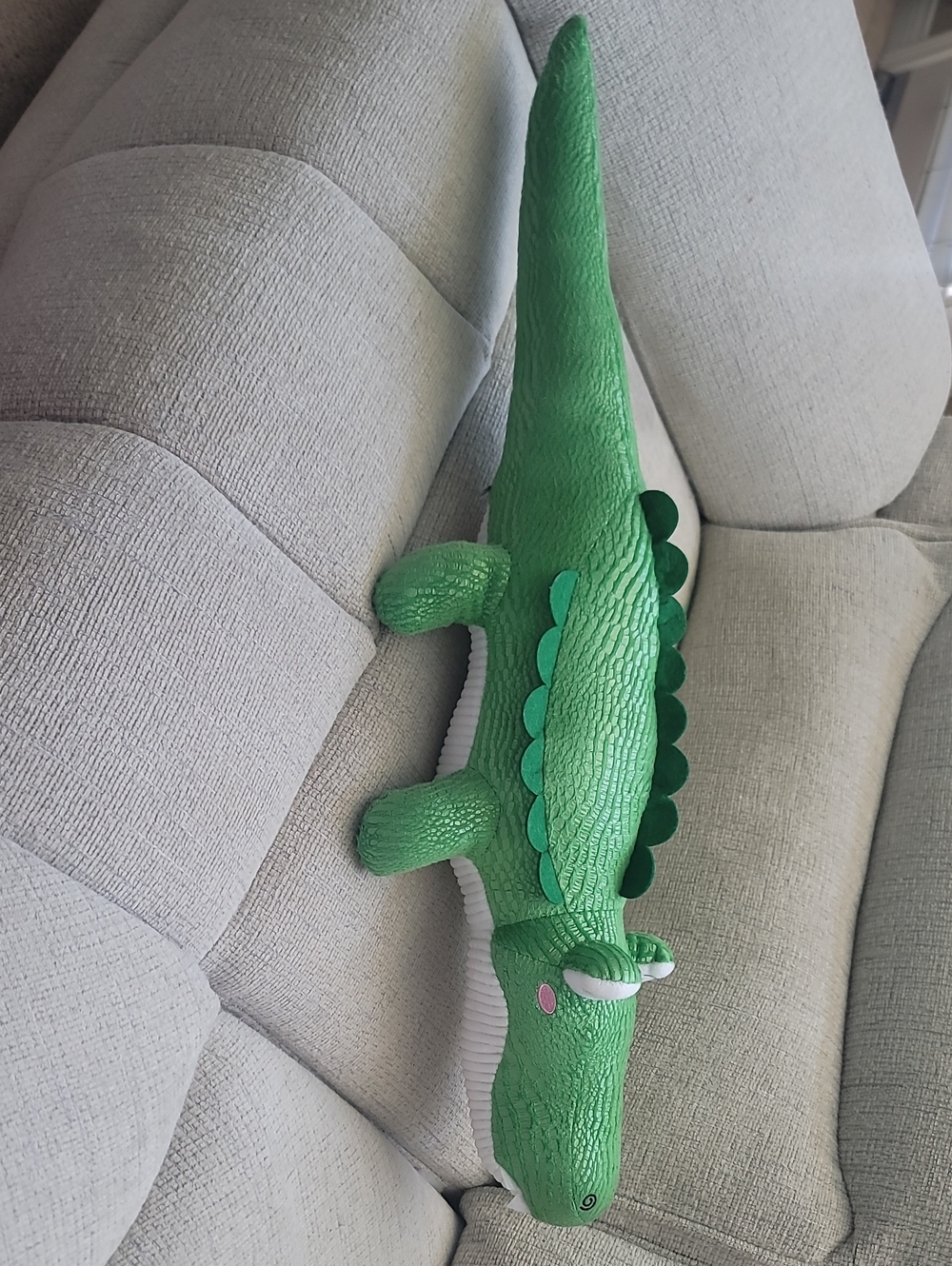 Cute Green Crocodile Plush Toy - Soft Alligator Doll